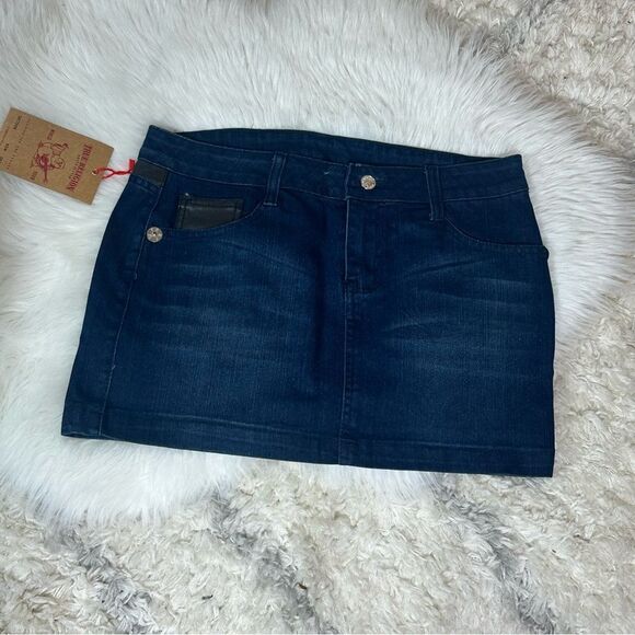 True Religion Dark Blue Pencil Skirt - Picture 1 of 7